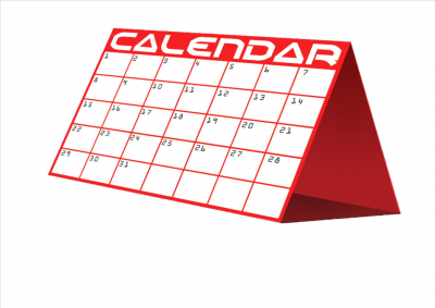 Calendar updated for 2026