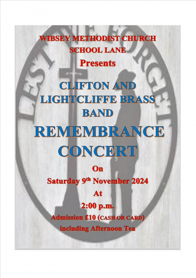 Wibsey Methodist Church Remembrance Concert